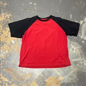 Red and black shirt